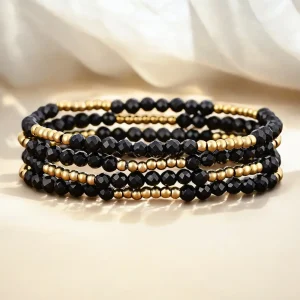 Bransoletka Luxury Link Onyx