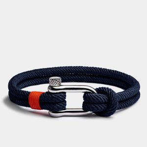 Stylowa Bransoletka Męska  Alchor Navy