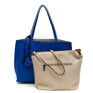 Borsa Bag Blue&Beige