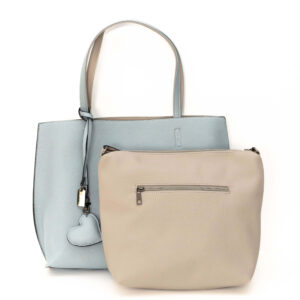 Borsa Bag Turquoise&Beige