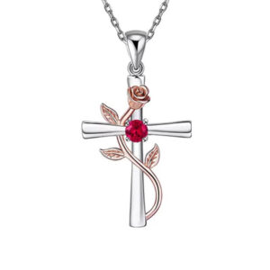 ROSE CROSS naszyjnik
