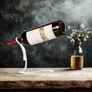 Uchwyt na butelkę wina lina