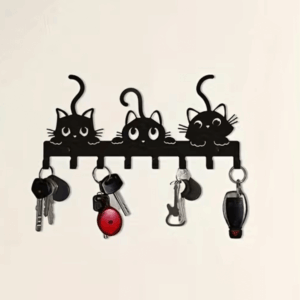 Wieszak na klucze na ścianę - kocięta