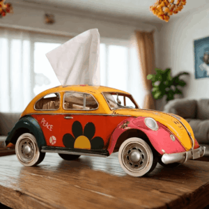 Uchwyt na chusteczki retro - samochód