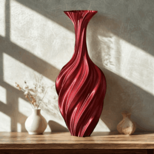 Zakrzywiony kształt wazon