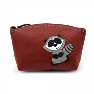 Skórzany pojemnik na kosmetyki lub długopisy - Szop