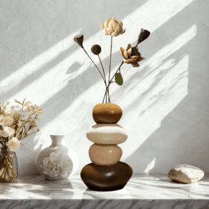 Zen kamienna statua równowagi