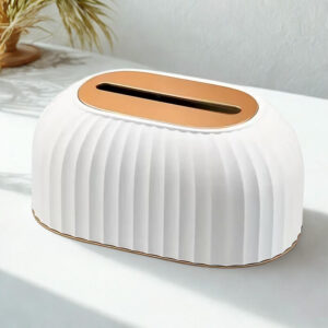 Elegancki uchwyt na ręczniki papierowe - biały