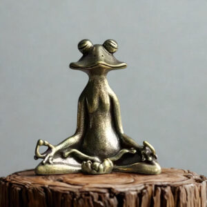 Elegancki uchwyt na kadzidło- żaba