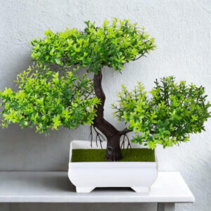 Realistyczna dekoracja drzewka bonsai