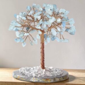 Drzewko szczęścia - akwamaryn